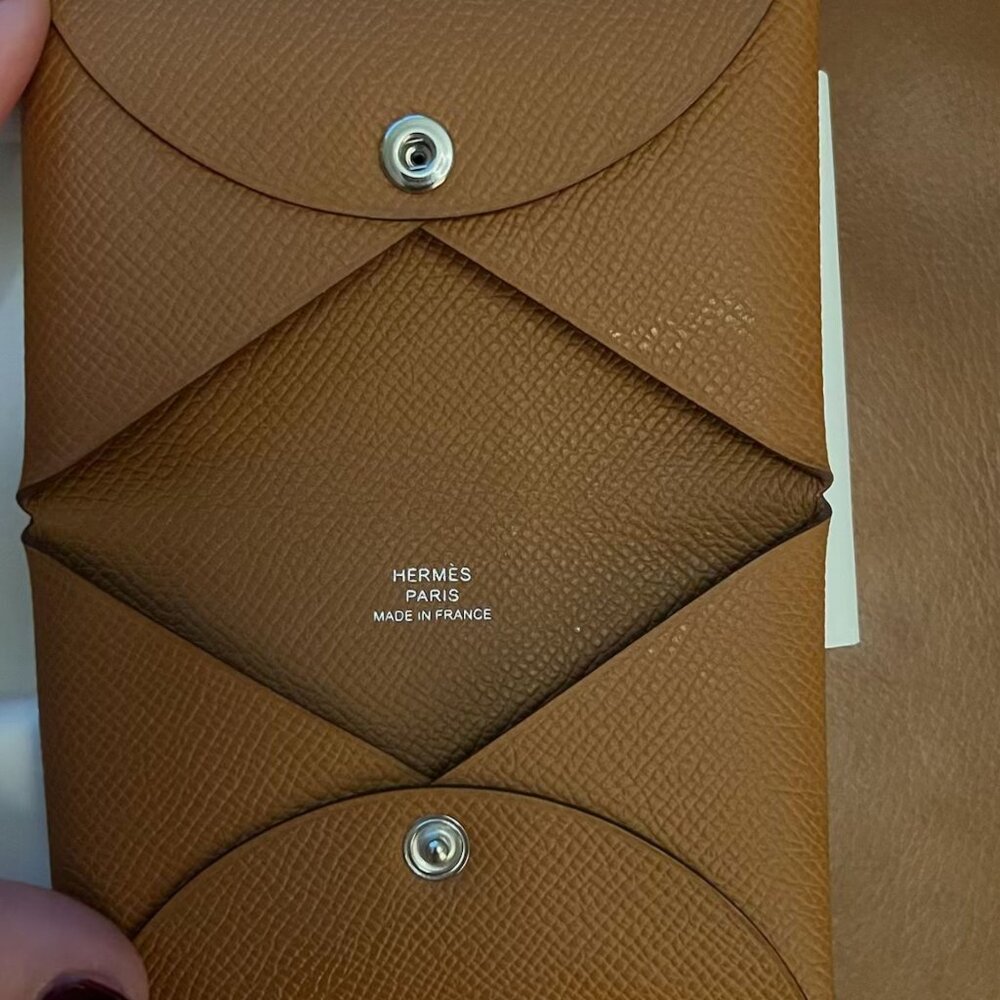 Hermes Calvi Card Holder